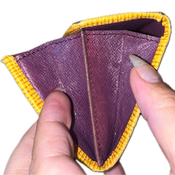 Louis Vuitton Wallet Yellow Epi Leather - Picture 7 of 13